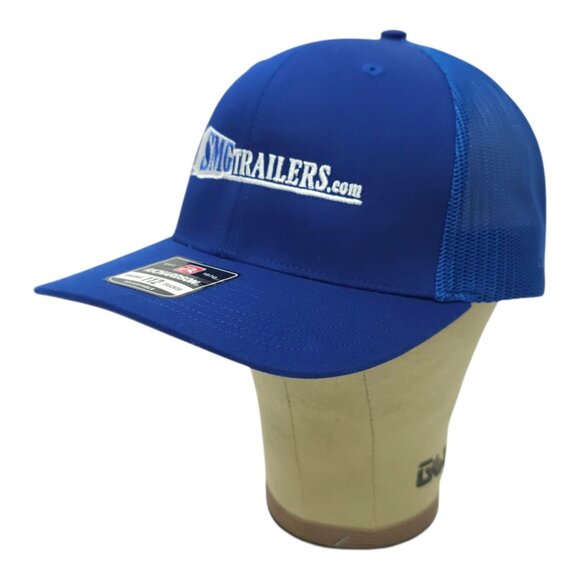 SMG Trailers Mesh Snapback Cap Trucker Embroidered Logo Baseball Hat NWOT - Picture 2 of 14